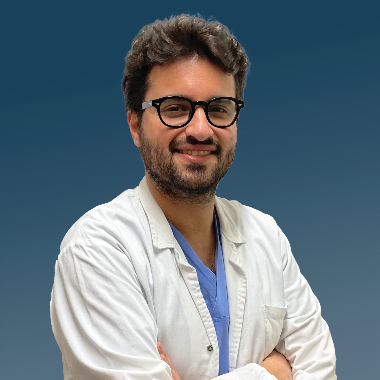 Dottor Angelini con sfondo